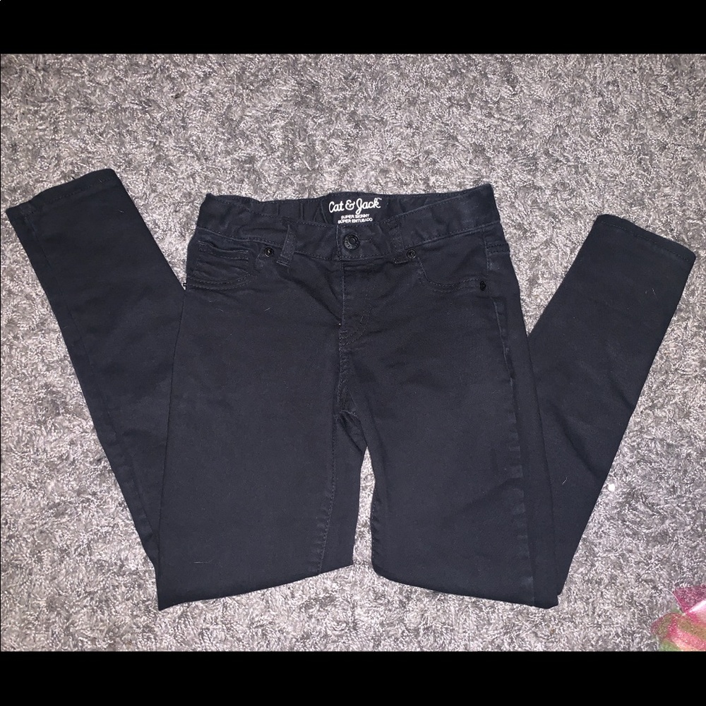 CAT & JACK super skinny black denim jeans
